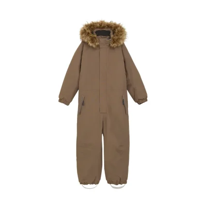 Color Kids Flyverdragt M. Fake Fur - Fossil - 116