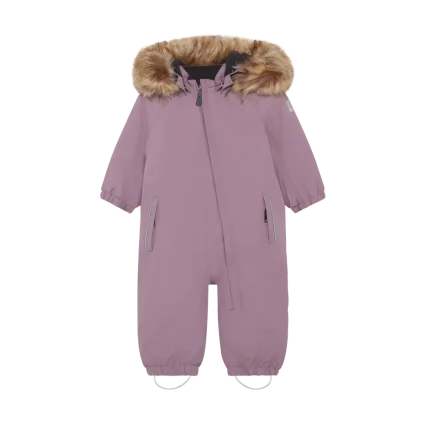 Color Kids Flyverdragt M. Fake Fur - Toadstool - 80