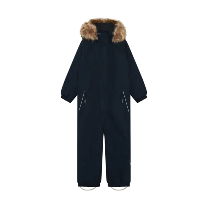 Color Kids Flyverdragt M. Fake Fur - Total Eclipse - 122