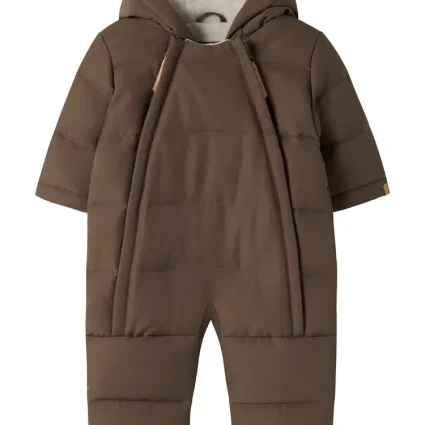 Lil' Atelier Lamedow03 Puffer Køredragt - Dark Earth - 62/68