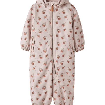 Lil Atelier Lasnow10 - Snowsuit AOP - Hushed Violet / Apples - 86 cm