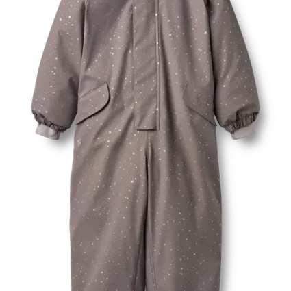 Ludo Gummi Flyverdragt - Purple stone stars - 3 ÅR