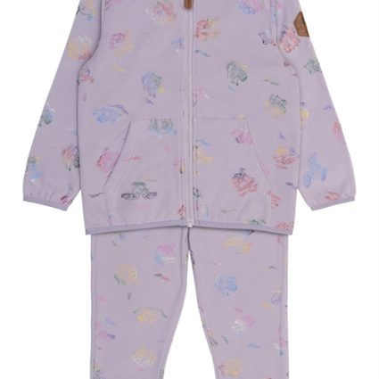 MIKK-LINE Fleece Sæt Swan Foil AOP