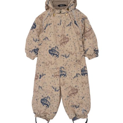 Mikk-Line Flyverdragt - Forest - Coriander m. Print