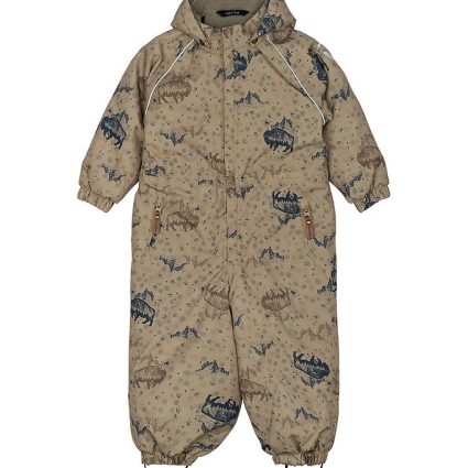 Mikk-Line Flyverdragt - Forrest - Coriander m. Print