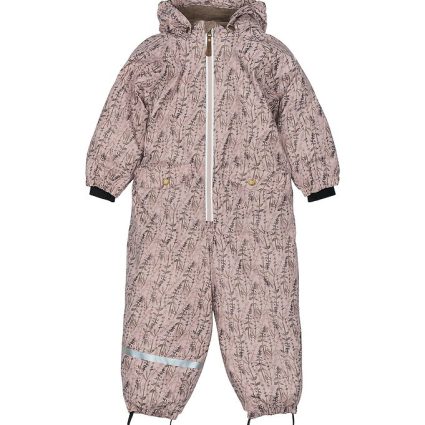 Mikk-Line Flyverdragt - PU - Recycled - Cloud Gray m. Print