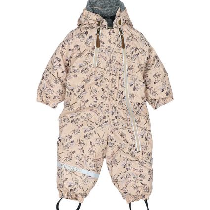 Mikk-Line Flyverdragt - PU - Recycled - Doeskin m. Blomster