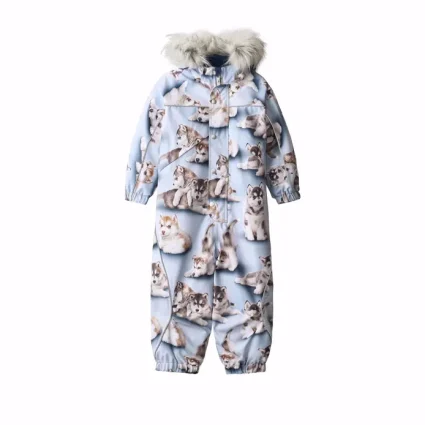 Molo Polaris Fur Flyverdragt - Husky Cubs - 104