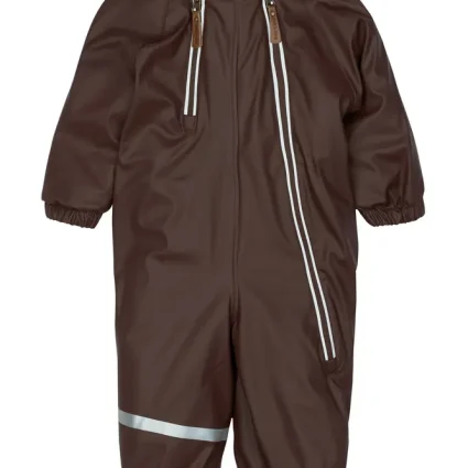 PU Flyverdragt 2 Zip Recycled - French roast - 86 CM